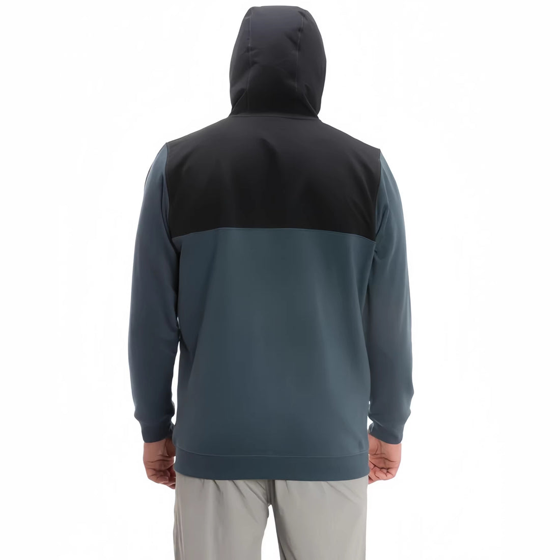 Herren Sportliche Kapuzenjacke mit stylischem Farbblock-Design – Cavarno