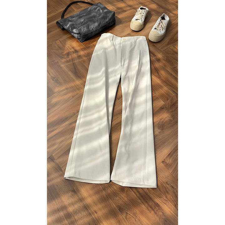 Damen Elegante und weit geschnittene Stoffhose Echo Archiv