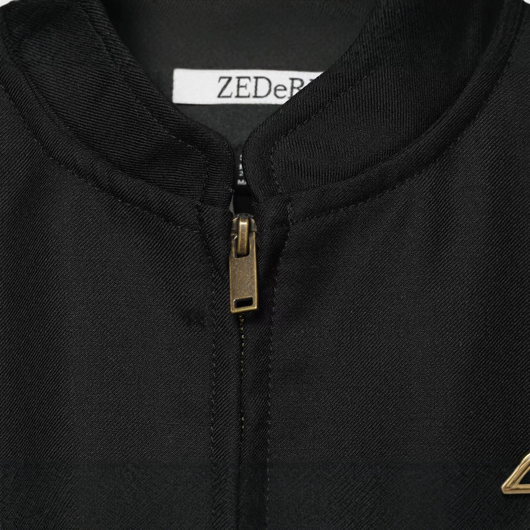 Damen Taillierte Militärjacke im Blousonstil mit Stehkragen und doppelter Zierknopfleiste Echo Archiv