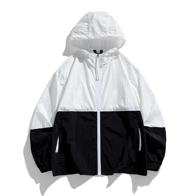 Herren Sportliche Windbreaker-Jacke Echoarchiv