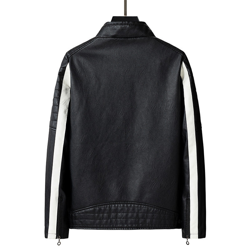 Herren Kunstlederjacke mit modischem Design Echo Archiv