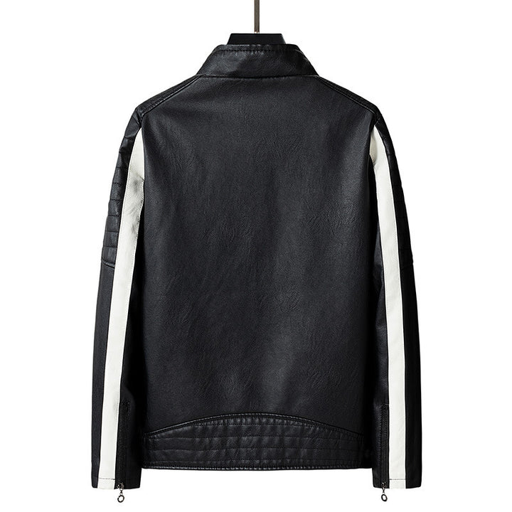 Herren Kunstlederjacke mit modischem Design Echo Archiv