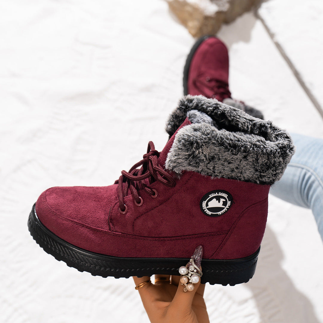Damen gefütterte Winterstiefel Echoarchiv