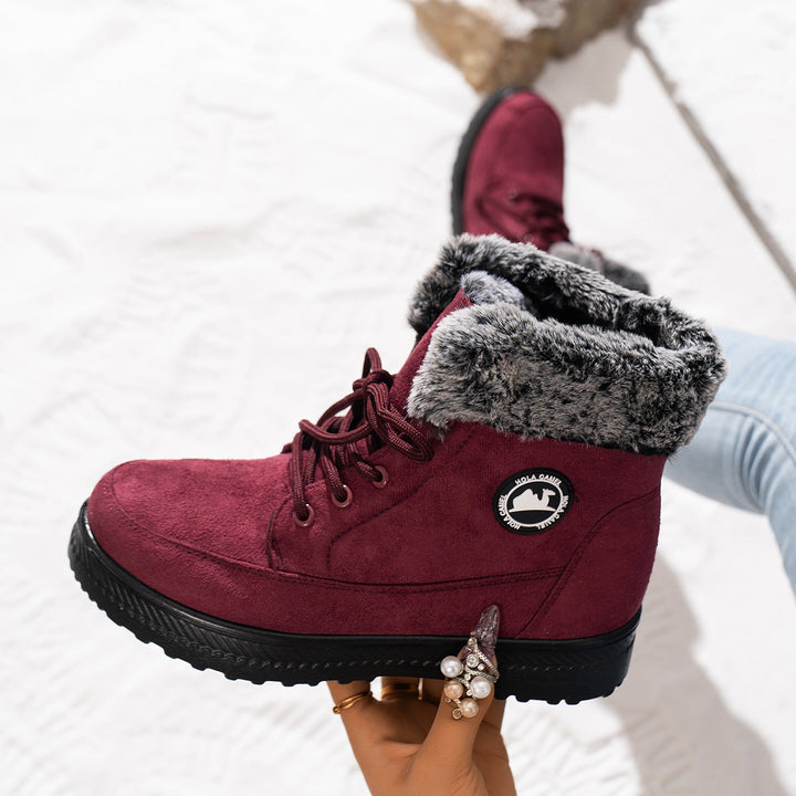 Damen gefütterte Winterstiefel Echoarchiv