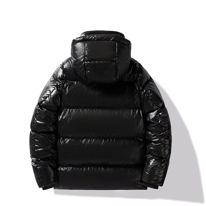 Herren Wattierte Kapuzen‑Steppjacke mit Thermofutter und wasserabweisender Oberfläche Echoarchiv
