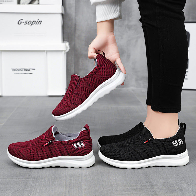 Herren nan atmungsaktiver gestrickter Slip-On Sneaker mit elastischem Einstieg und stoßdämpfender EVA-Zwischensohle Echo Archiv