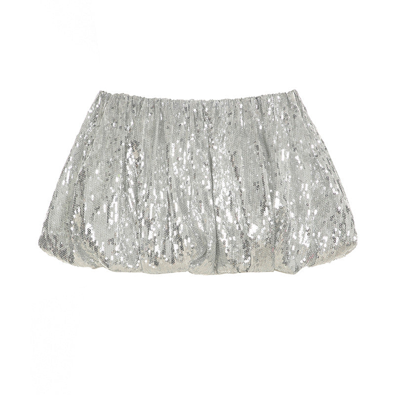 Damen Glitzernde Pailletten-Shorts Echo Archiv