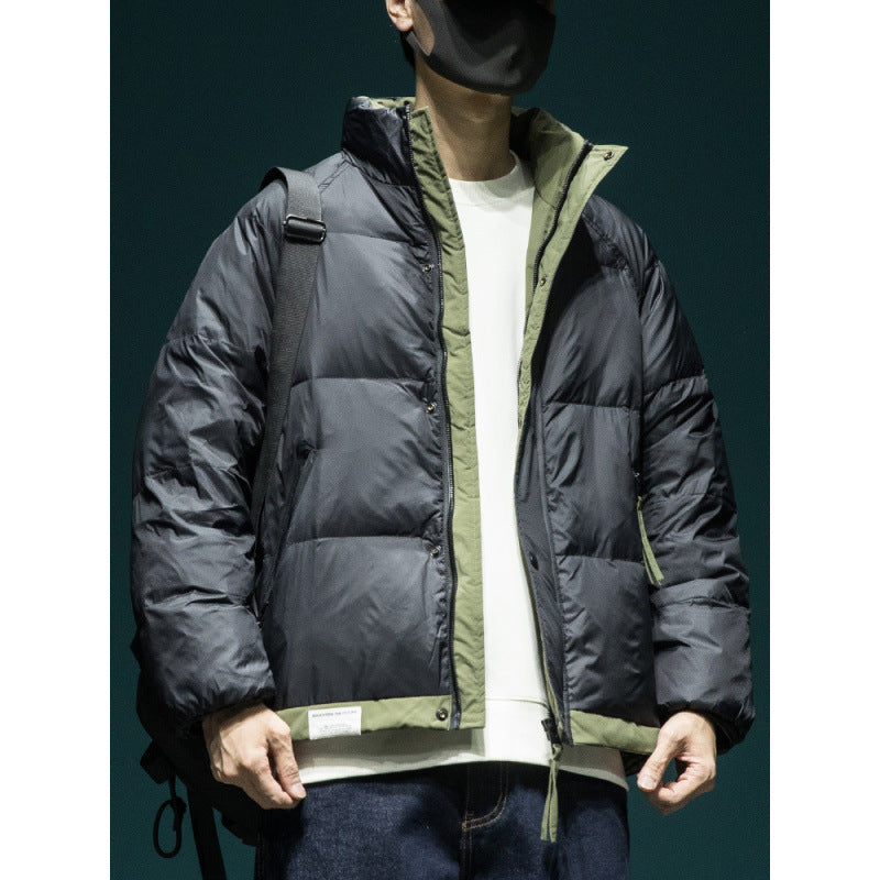 Herren Leichte gesteppte Thermo-Outdoorjacke mit Kapuze Echoarchiv