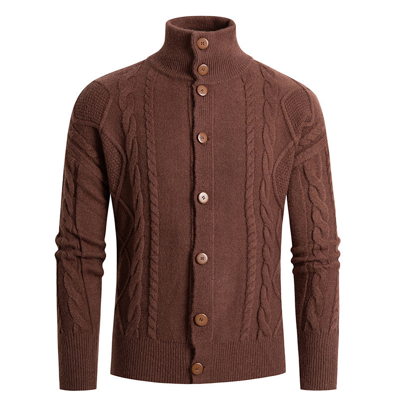 Herren Strickjacke mit eleganten Kabelmustern Echoarchiv