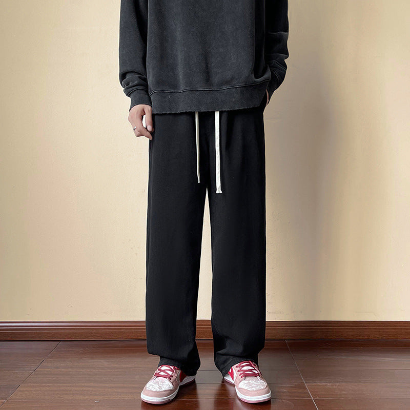 Herren locker sitzende Jeanshose im Oversize-Baggy-Stil mit Tunnelzug Echo Archiv