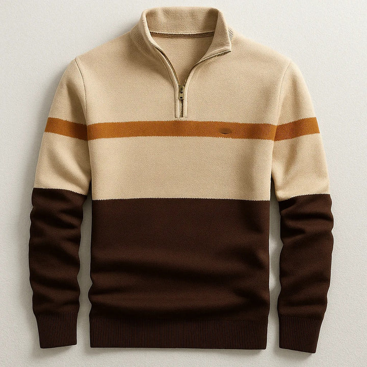 Herren Modischer Halbzip-Pullover