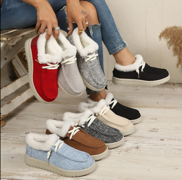 Damen Gefütterte Slip-On-Pantoletten mit Teddyfutter und profilierter Plateau-Sohle Echo Archiv