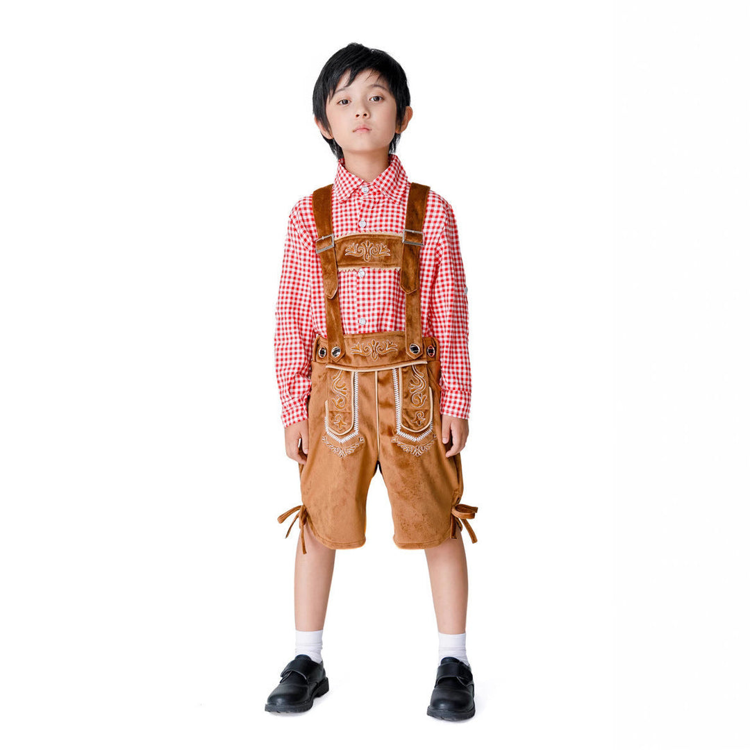 Jungen Trachten-Shorts mit eleganten Stickereien Echo Archiv