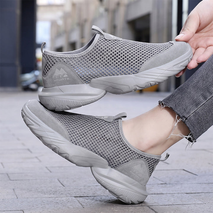 Unisex Atmungsaktive Mesh-Slipper mit gedämpfter Profilsohle Echoarchiv