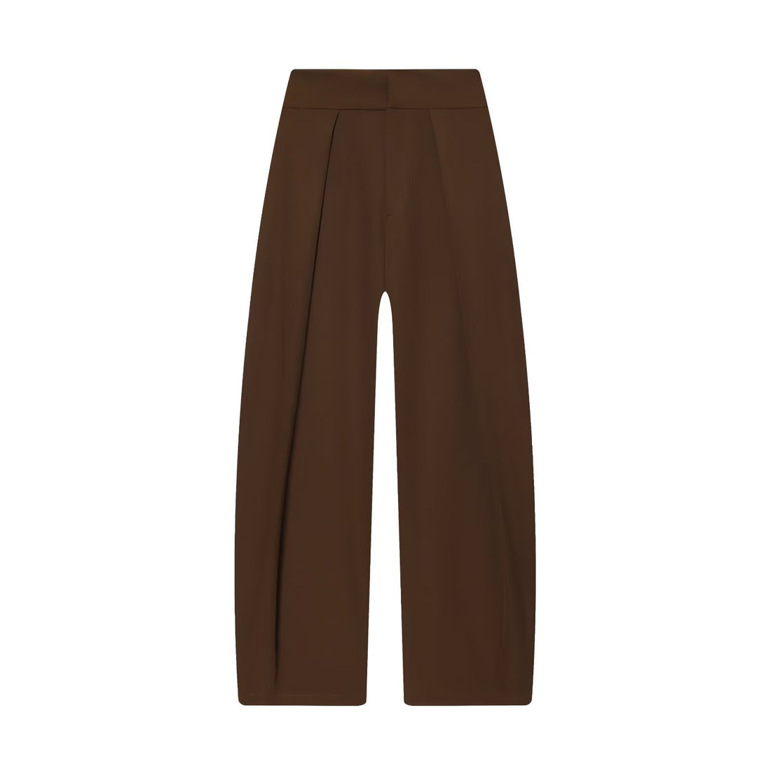Damen Weite Highwaist-Hose mit Frontfalten und fließender Palazzo-Silhouette Echo Archiv