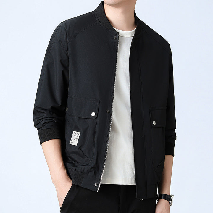 Herren Sportliche Bomberjacke mit Taschen Echo Archiv