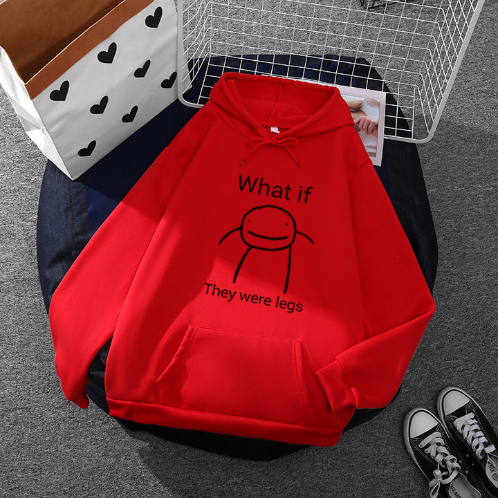 Damen Kapuzenpullover mit minimalistischer Grafik, lockerer Oversize-Passform und Kängurutasche – Auréline