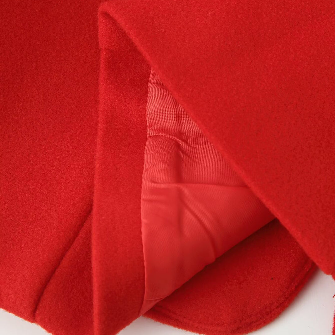 Damen Kurzjacke im Mandarinstil mit Tropfen-Ausschnitt und dekorativen Knotenverschlüssen Echoarchiv