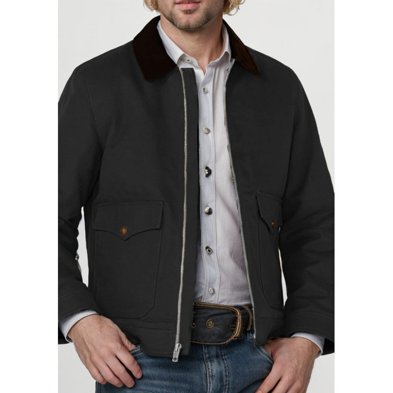 Herren leichte Utility-Jacke mit praktischen Taschen Echoarchiv