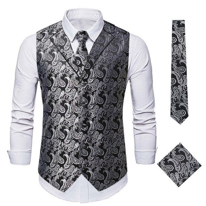 Herren elegante Weste mit Paisley-Muster Echoarchiv