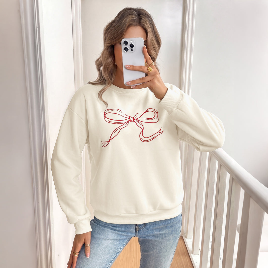 Damen Sweatshirt mit Schleifenmotiv Echo Archiv