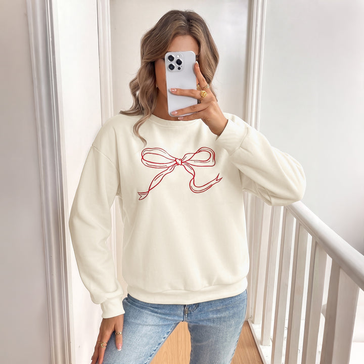 Damen Sweatshirt mit Schleifenmotiv Echo Archiv