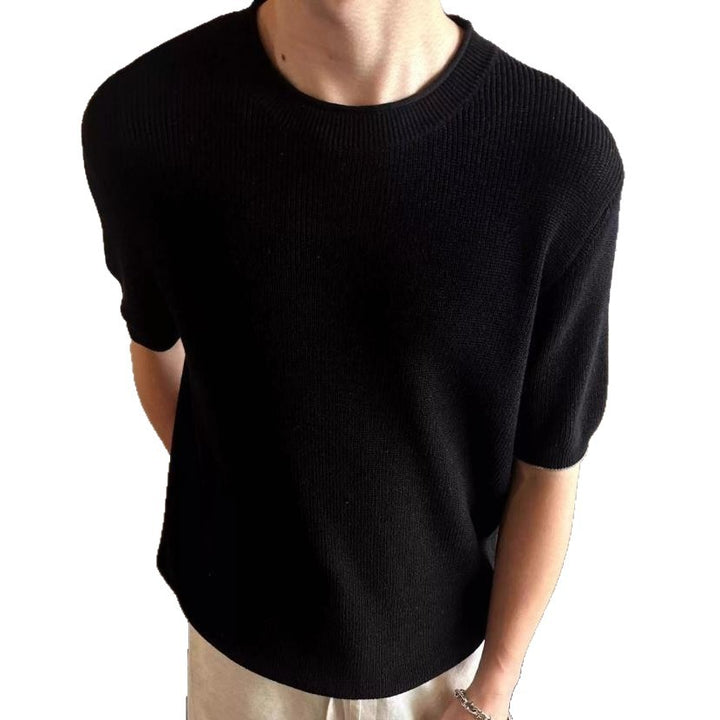 Herren Kurzarm Strickoberteil Echo Archiv