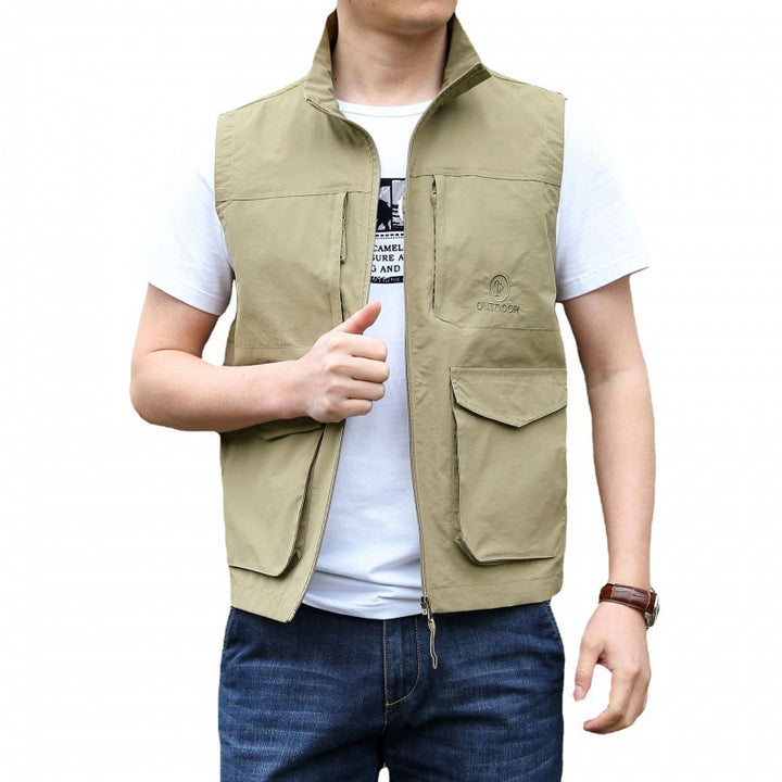 Herren Outdoor Weste Echo Archiv