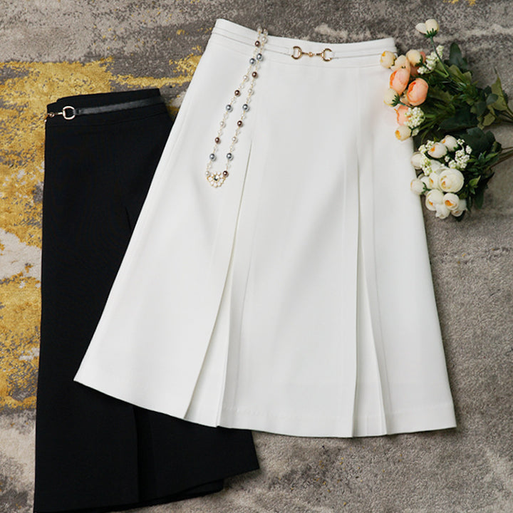 Damen Eleganter Faltenrock Echoarchiv