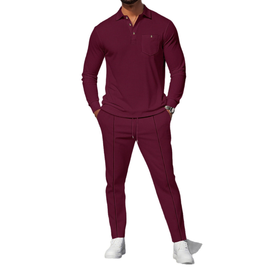 Herren elegantes Freizeit-Set mit modischen Akzenten und atmungsaktiven Materialien Echoarchiv