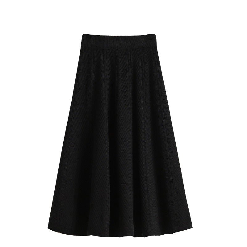 Damen Eleganter, schwingender Strickrock Echo Archiv