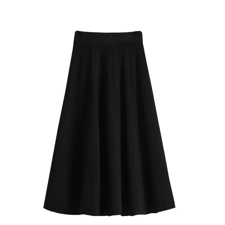 Damen Eleganter, schwingender Strickrock Echo Archiv