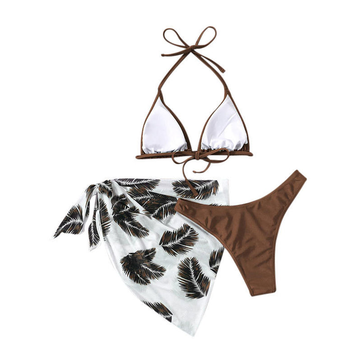Damen Triangel-Bikini-Set mit stylischem Wickeltuch Echo Archiv