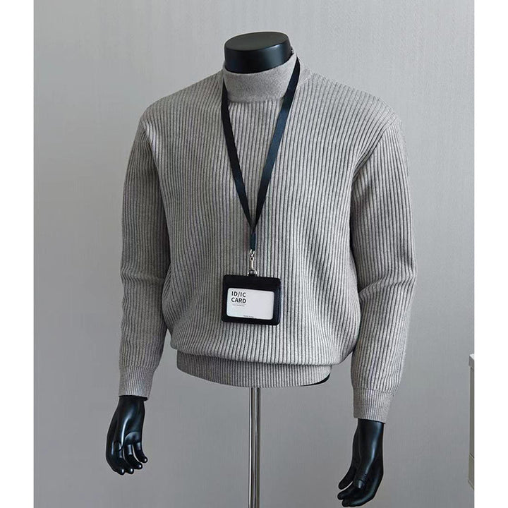 Herrenmode Grobstrickrollkragenpullover Echo Archive