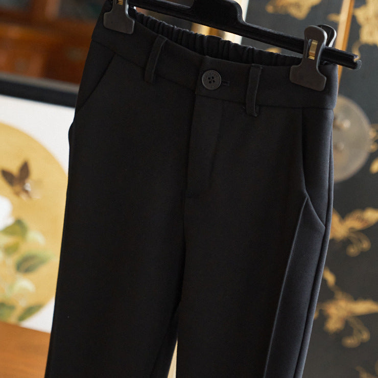 Damen Hoch taillierte Freizeit-Hose Echoarchiv