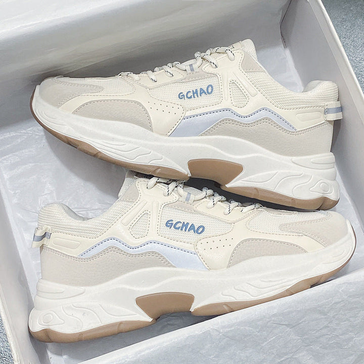 Damen Sportliche Sneakers mit atmungsaktiven Einsätzen und flexibler Sohle Echo Archiv