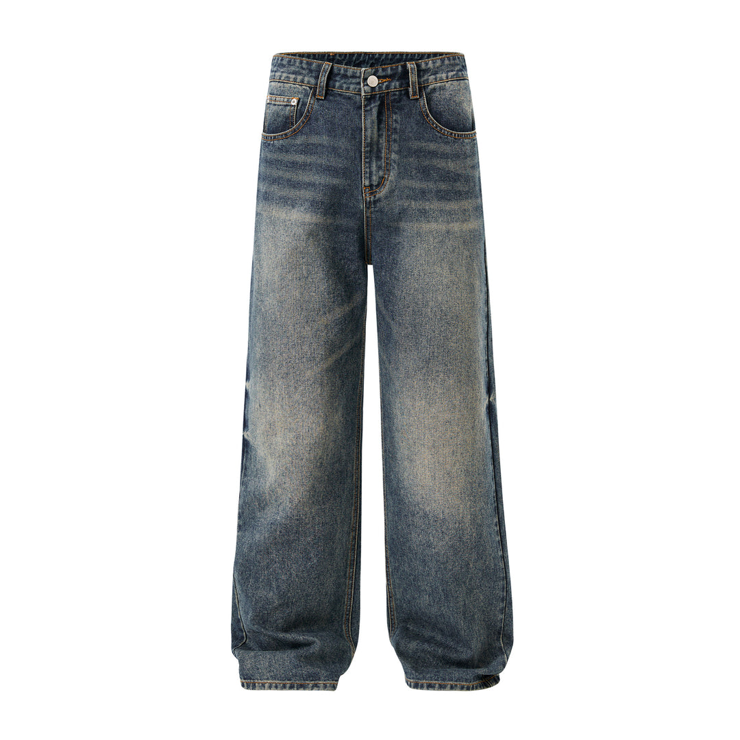 Herren Locker geschnittene Vintage-Denim Jeans mit extra weitem Bein Echo Archiv