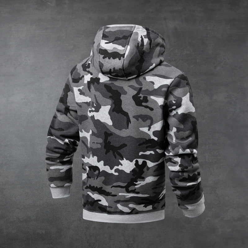 Herren Kapuzenpullover im Camouflage-Design Echo Archiv