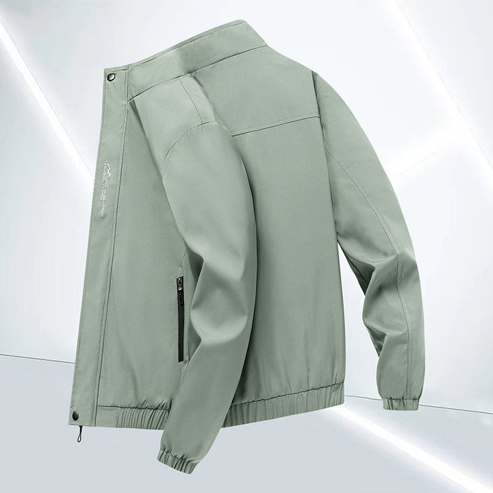 Leichte urbane Softshelljacke für Herren mit winddichter Membran und verdecktem Reißverschluss – Taviero