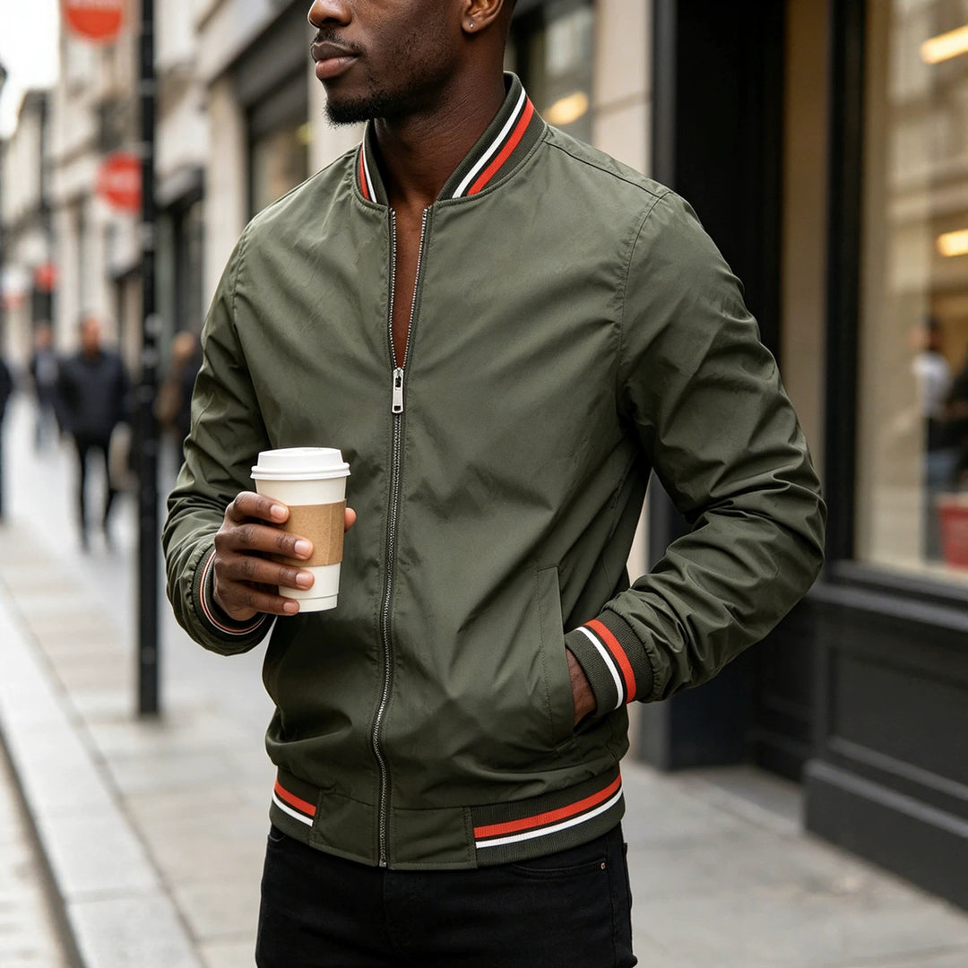 Herren Urbane Bomberjacke Echo Archiv
