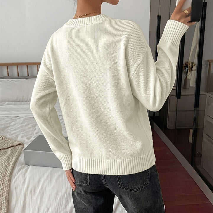 Damen Lässiger Pullover Echo Archiv