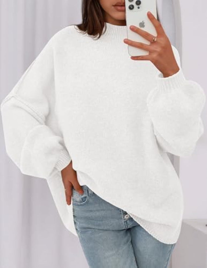 Damen Weicher Oversized Pullover Echo Archiv