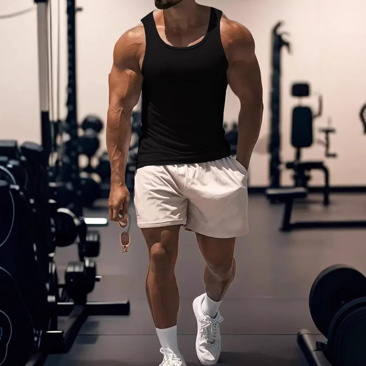 Herren Sportliches Tanktop aus atmungsaktivem Funktionsmaterial Echoarchiv