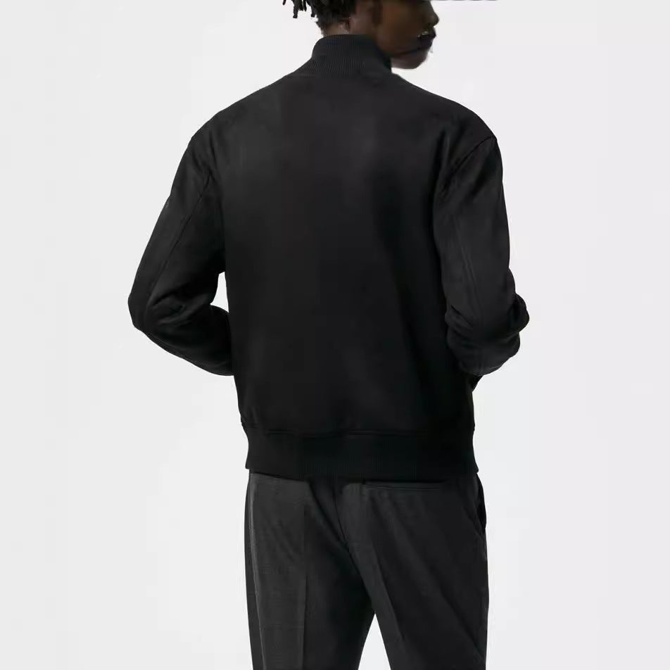 Herren elegante und kuschelige Bomberjacke – Brevano
