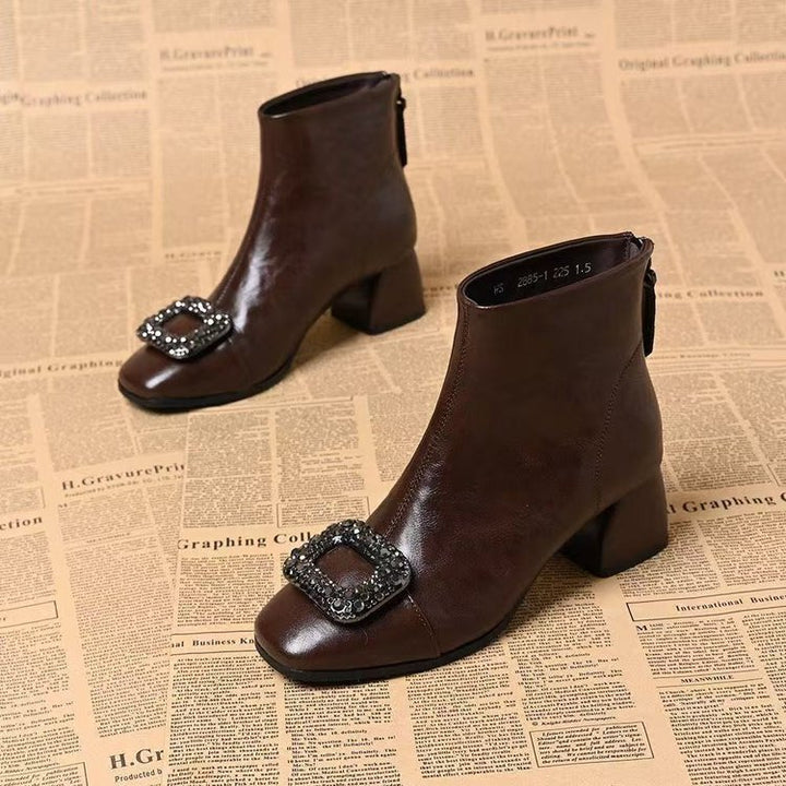 Damen Elegante Stiefeletten mit Glitzer-Applikationen Echo Archiv