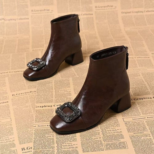 Damen Elegante Stiefeletten mit Glitzer-Applikationen Echo Archiv