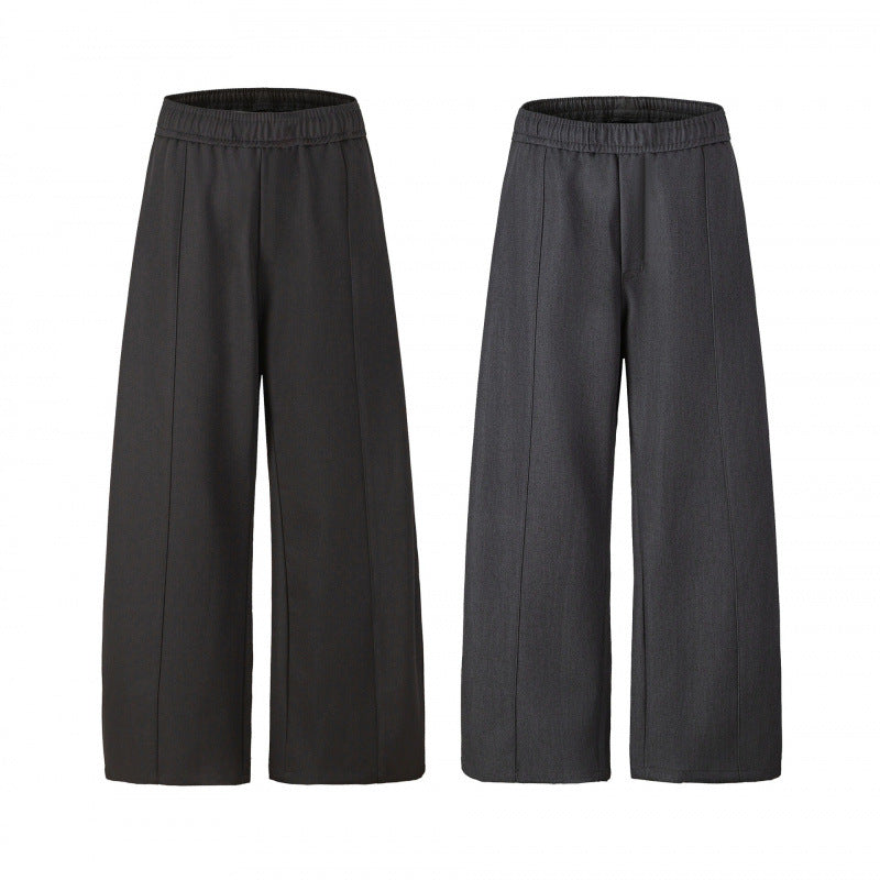 Damen Elegante Culotte-Hose mit weitem Bein, Bügelfalte und elastischem Komfortbund Echo Archiv