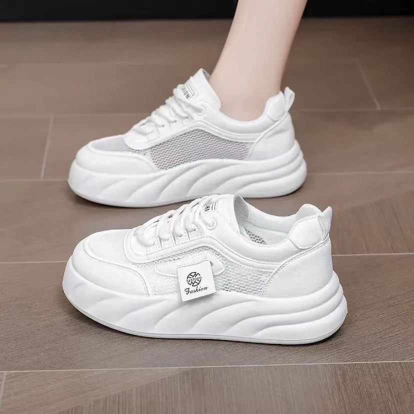 Damen Komfortable und trendige Sneakers mit atmungsaktivem Mesh und dicker Sohle Echo Archiv