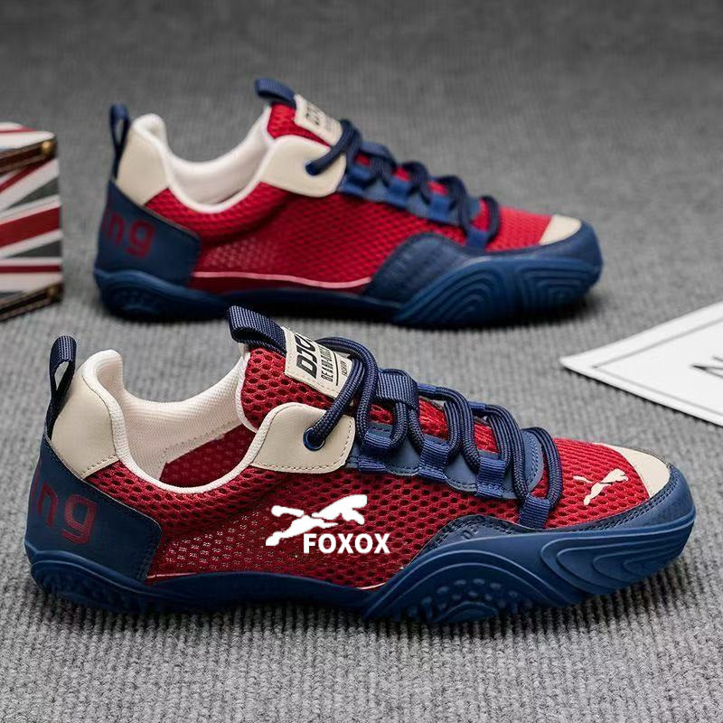 Herren Atmungsaktiver Mesh-Trail-Sneaker mit verstärkter Profilsohle und gepolstertem Komfortschaft Echoarhiv – Tavélo