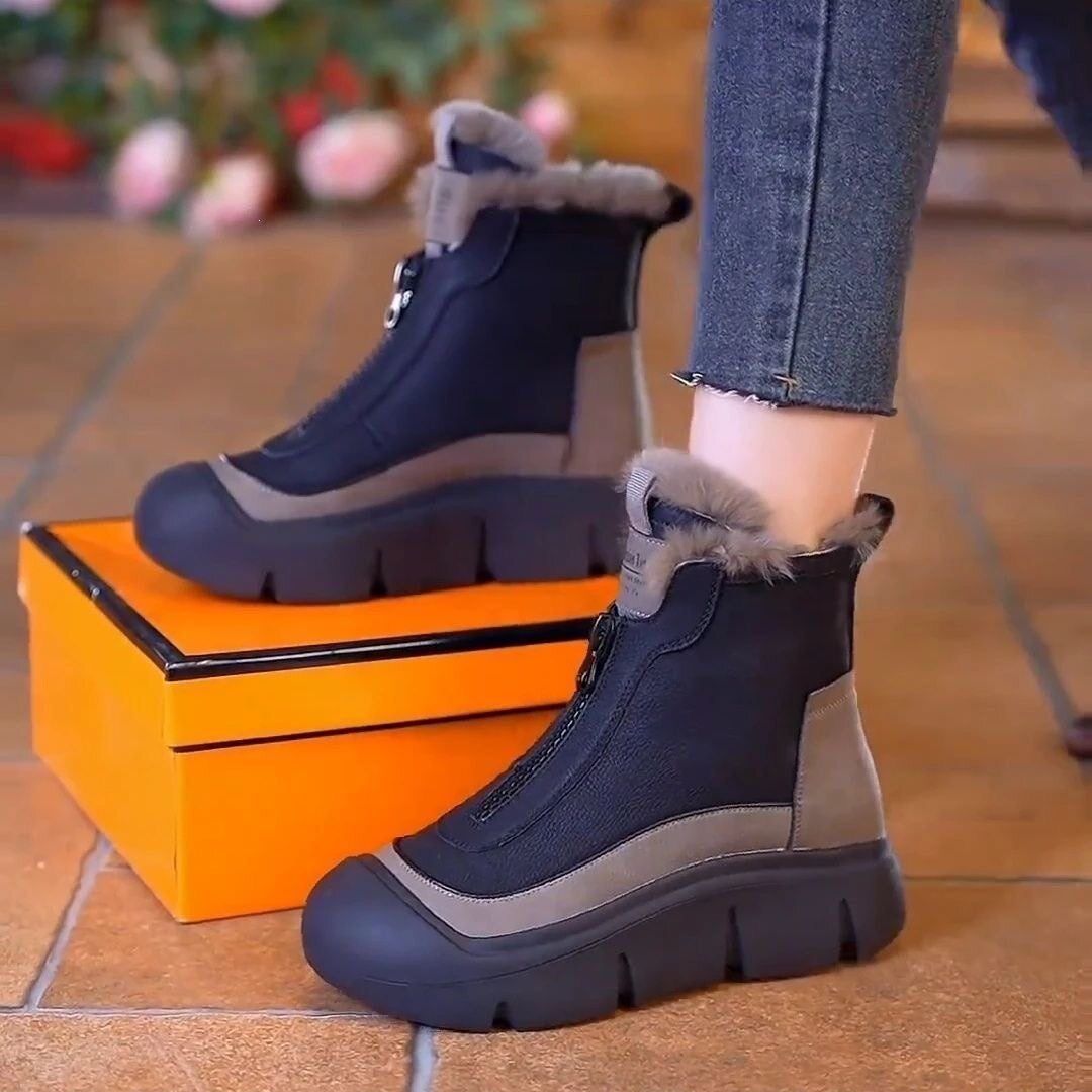 Damen Modische und wasserdichte Winterstiefel Echoarchiv